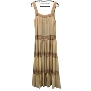 BCBGMAXAZRIA Victoryia Lace Insert Tiered Sundress Size XS, NWT